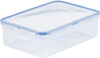 LOCK & LOCK Easy Essentials Pantry Food storage containers with lids / Pantry storage / Airtight containers, BPA free - Square - 11 cup - Great for Sugar, Clear