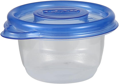 Glad GladWare XL Square Food Storage Containers with Lock Tight Lids, BPA-Free Family Size Plastic Containers for Leftovers, Meal Prep, and Freezer Storage, Dishwasher Safe, 104 Oz