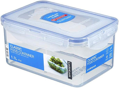 LOCK & LOCK Easy Essentials Pantry Food storage containers with lids / Pantry storage / Airtight containers, BPA free - Square - 11 cup - Great for Sugar, Clear