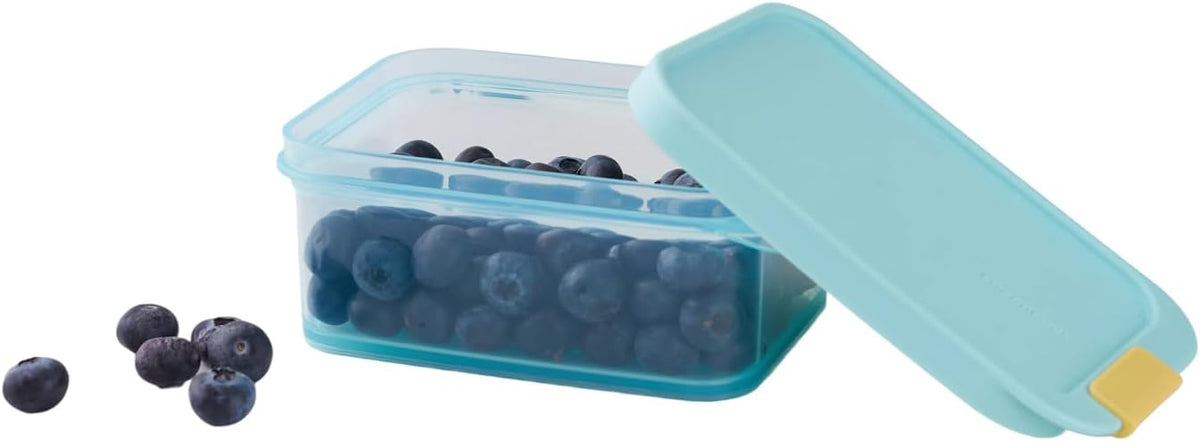 LocknLock Freezer Fit Plastic Freezer Containers | Airtight Stackable Food Storage for Meal Prep | Microwave & Dishwasher Safe | BPA Free Freezer Container with Lid, 2.2L