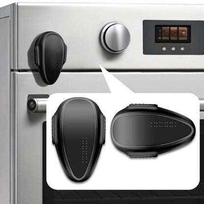 Oven Lock Child Safety (2 Pack),Oven Door Lock,Oven Front Lock, Baby Proofing, Baby and Child Proof Locks for Drawer Oven Stove Door, Upgrade Heat-Resistant Material, Easy to Install - Black