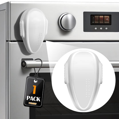 Oven Lock Child Safety (2 Pack),Oven Door Lock,Oven Front Lock, Baby Proofing, Baby and Child Proof Locks for Drawer Oven Stove Door, Upgrade Heat-Resistant Material, Easy to Install - Black