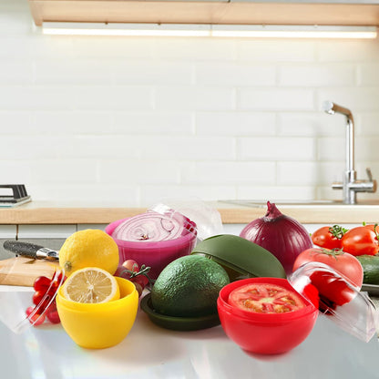 Onion Storage Containers, Reusable Onion Keeper for Refrigerator, Individual Onion Saver Holder Organizer for Fridge to Keep Onion Fresh