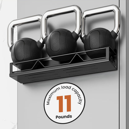16.9 Inch Large Capacity Magnetic Spice Rack for Refrigerator Black