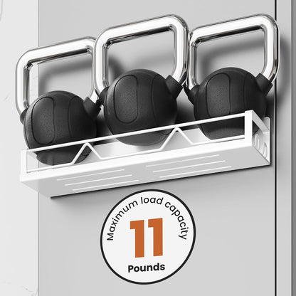 16.9 Inch Large Capacity Magnetic Spice Rack for Refrigerator Black