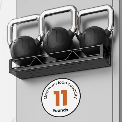 16.9 Inch Large Capacity Magnetic Spice Rack for Refrigerator Black