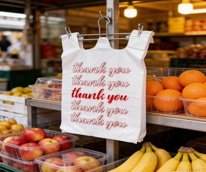 Wall-mounted shopping plastic bag holder, shopping bag dispenser, suitable for supermarkets, restaurants, grocery stores, fruit shops, and homes, pack of 2