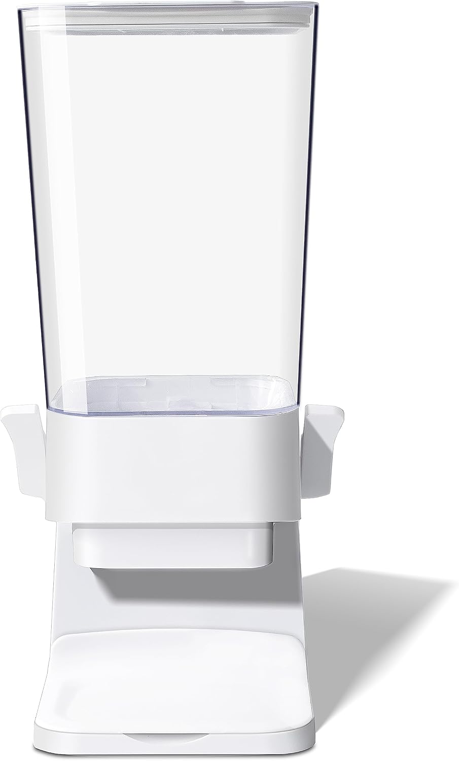 Cereal Dispenser Countertop, 5L Cereal Containers Storage Dispenser for Pantry, Large Dry Food Cereal Dispenser, Not Easy to Crush Cereal, Can Hold Oatmeal, Candy, Snack, Grain, Pet Food (White)
