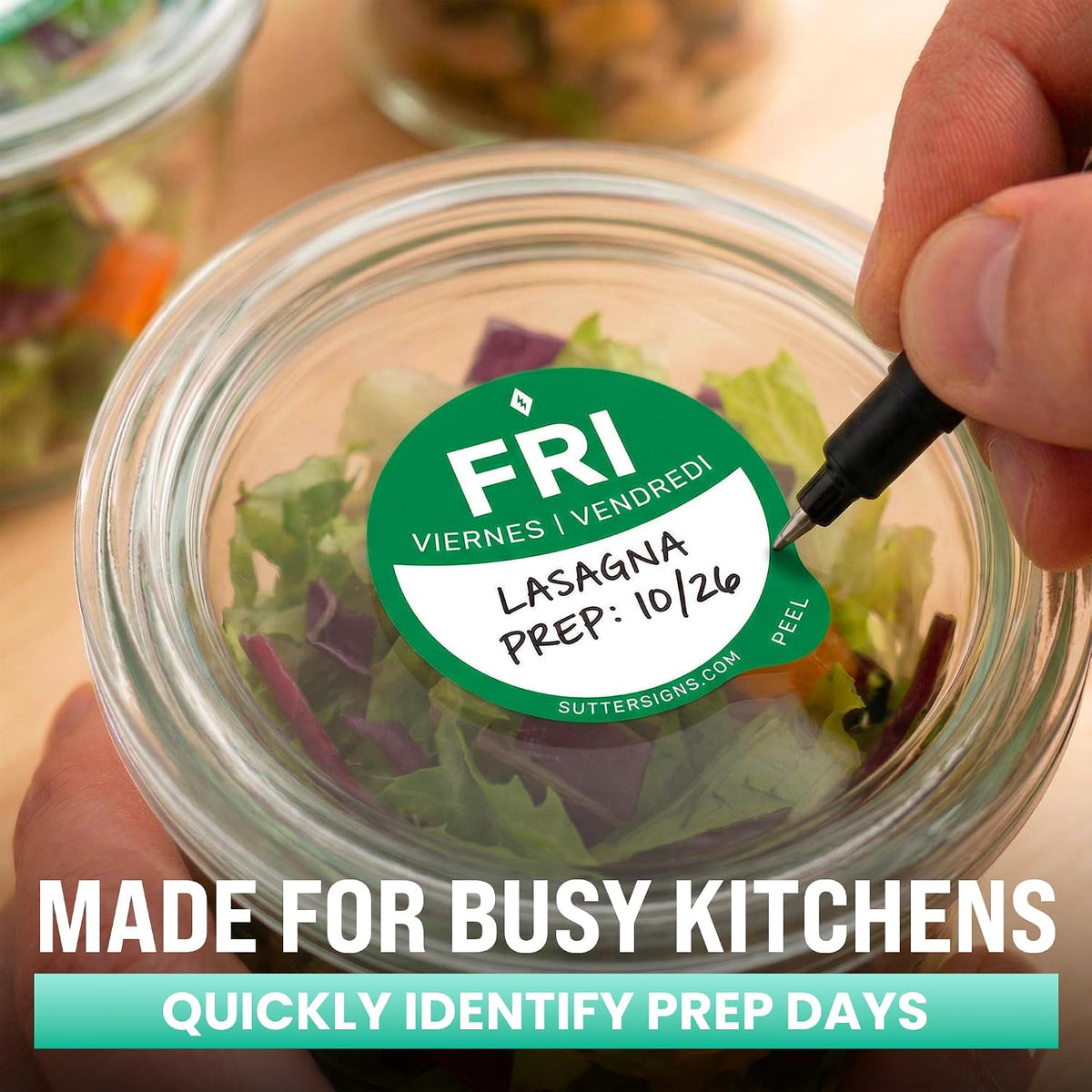 Date Stickers for Food - Day of The Week Day Dots Removable Food Labels | 0.75" Date Dot Stickers for Food Containers, 3500 Labels with Dispenser Box