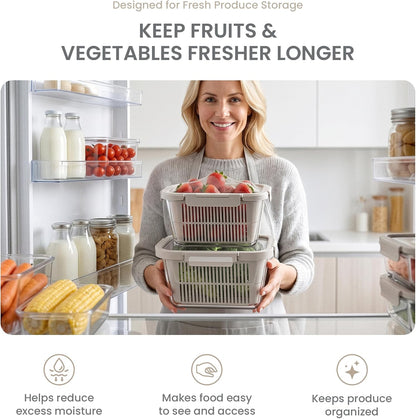 8 Pack Glass Food Storage Containers with Click-Together Lids, 143 oz Stackable Meal Prep Set, Modular Glass Storage for Snacks, Sandwiches, Overnight Oats, Leftovers & Fridge Organization