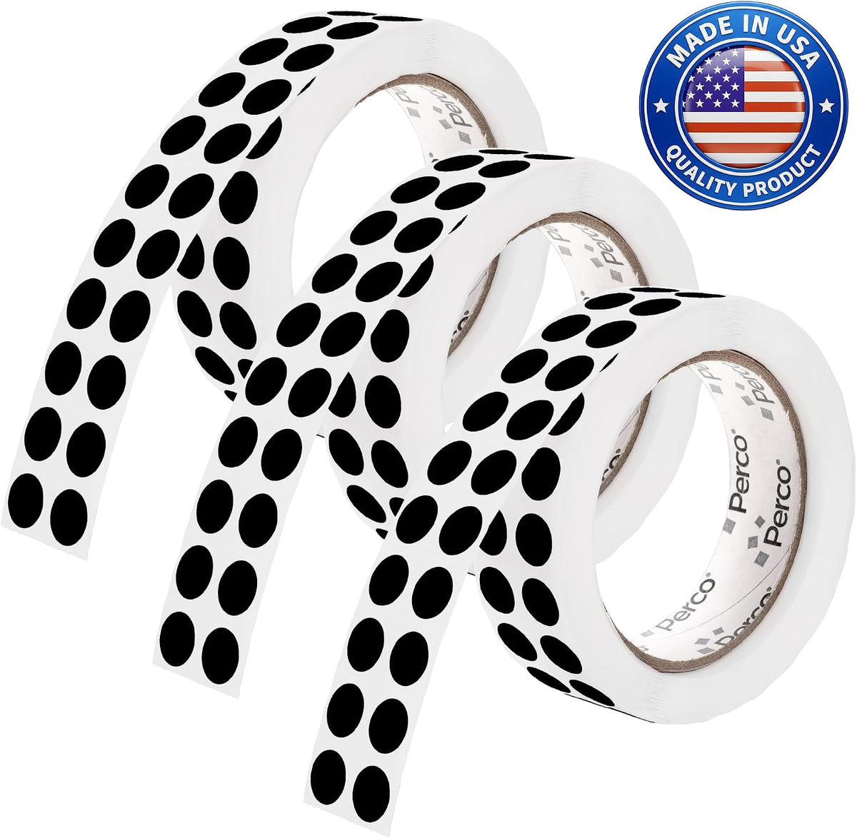 Neon Green Round Circle Dot Sticker 1-Inch Labels with Easy-Tear Perforation, 1,000 Stickers per Roll - in Stock, Approved & Available Labels, High Visibility, Strong Adhesive—Made in USA