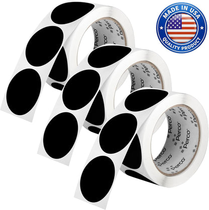 Neon Green Round Circle Dot Sticker 1-Inch Labels with Easy-Tear Perforation, 1,000 Stickers per Roll - in Stock, Approved & Available Labels, High Visibility, Strong Adhesive—Made in USA