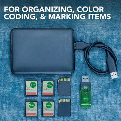 Neon Green Round Circle Dot Sticker 1-Inch Labels with Easy-Tear Perforation, 1,000 Stickers per Roll - in Stock, Approved & Available Labels, High Visibility, Strong Adhesive—Made in USA