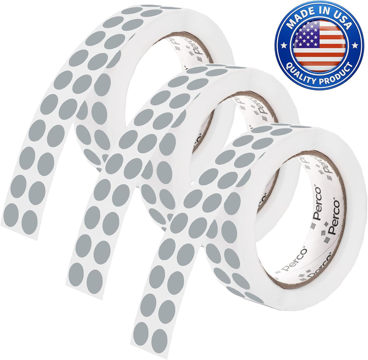 Neon Green Round Circle Dot Sticker 1-Inch Labels with Easy-Tear Perforation, 1,000 Stickers per Roll - in Stock, Approved & Available Labels, High Visibility, Strong Adhesive—Made in USA