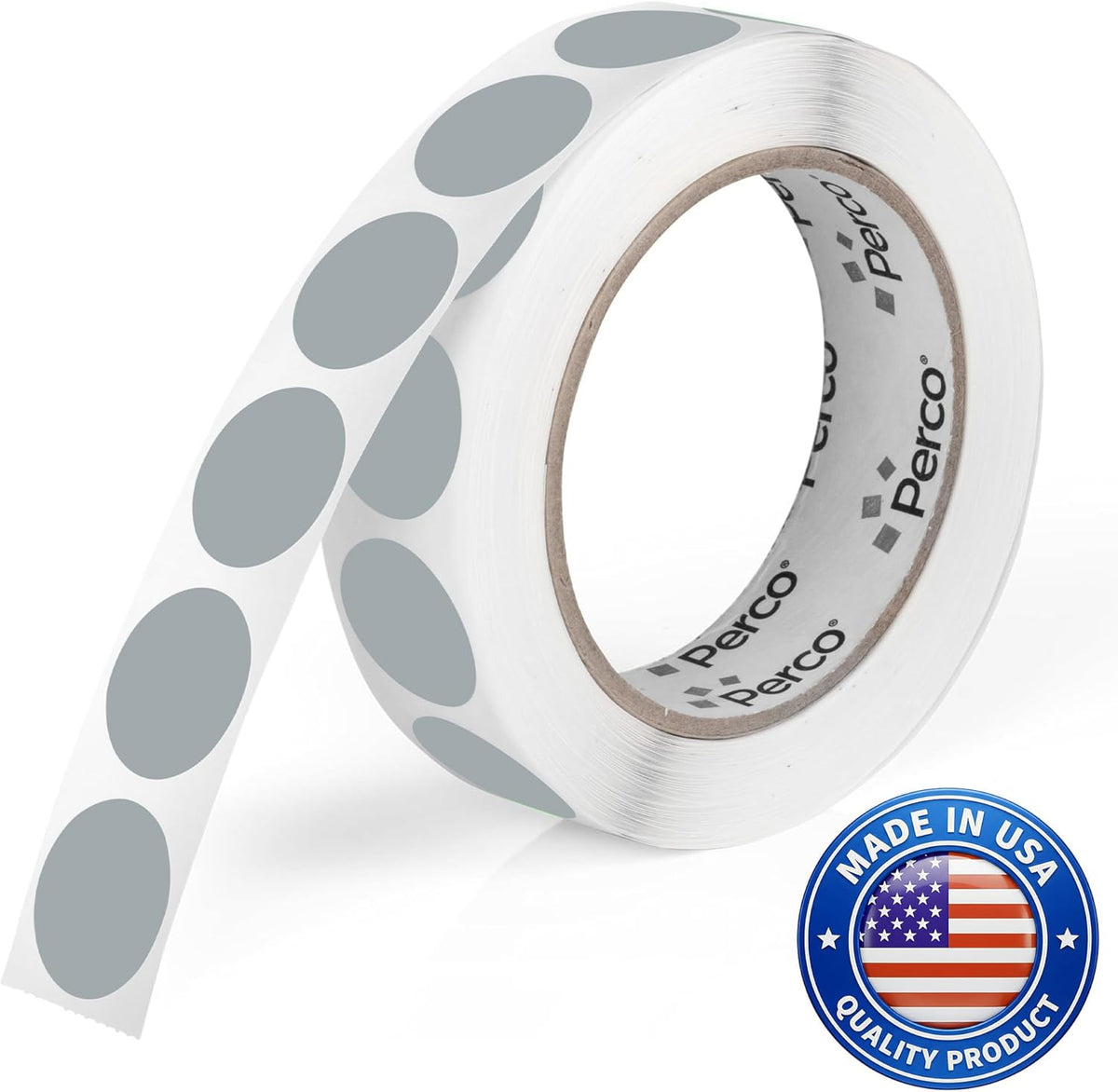 Neon Green Round Circle Dot Sticker 1-Inch Labels with Easy-Tear Perforation, 1,000 Stickers per Roll - in Stock, Approved & Available Labels, High Visibility, Strong Adhesive—Made in USA