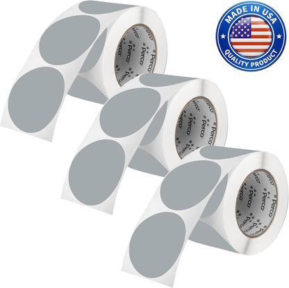 Neon Green Round Circle Dot Sticker 1-Inch Labels with Easy-Tear Perforation, 1,000 Stickers per Roll - in Stock, Approved & Available Labels, High Visibility, Strong Adhesive—Made in USA