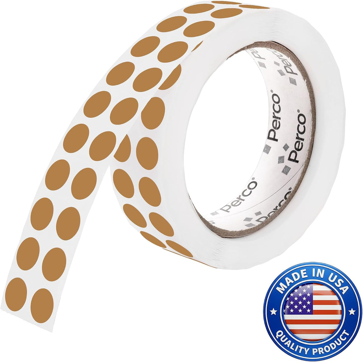 Neon Green Round Circle Dot Sticker 1-Inch Labels with Easy-Tear Perforation, 1,000 Stickers per Roll - in Stock, Approved & Available Labels, High Visibility, Strong Adhesive—Made in USA