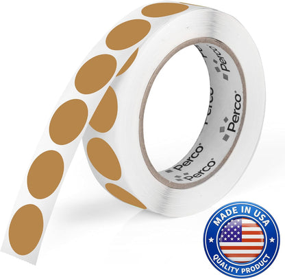 Neon Green Round Circle Dot Sticker 1-Inch Labels with Easy-Tear Perforation, 1,000 Stickers per Roll - in Stock, Approved & Available Labels, High Visibility, Strong Adhesive—Made in USA