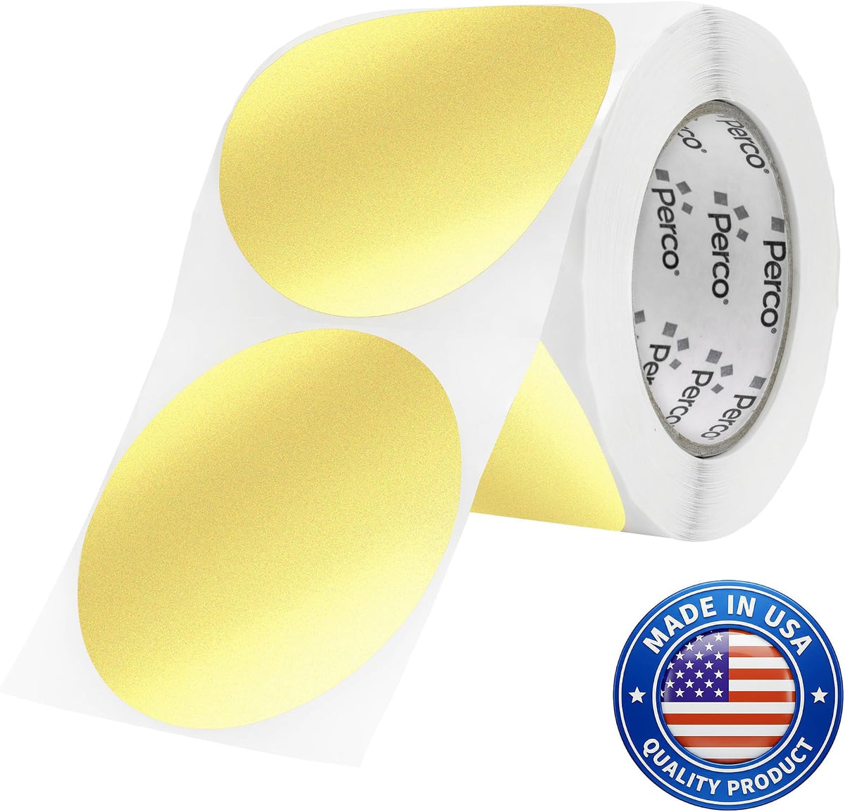 Neon Green Round Circle Dot Sticker 1-Inch Labels with Easy-Tear Perforation, 1,000 Stickers per Roll - in Stock, Approved & Available Labels, High Visibility, Strong Adhesive—Made in USA
