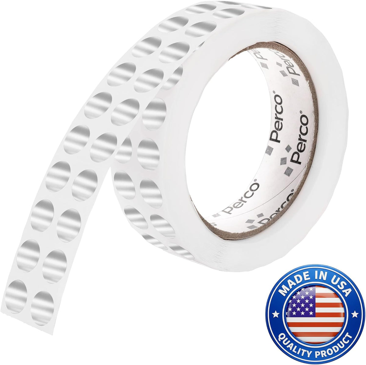 Neon Green Round Circle Dot Sticker 1-Inch Labels with Easy-Tear Perforation, 1,000 Stickers per Roll - in Stock, Approved & Available Labels, High Visibility, Strong Adhesive—Made in USA