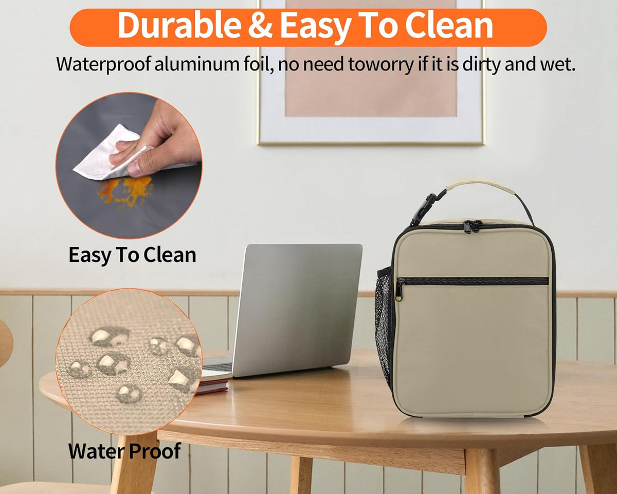 Lunch Box for Men - Reusable Lunch Bag Men Adult Women- Insulated Small LunchBox