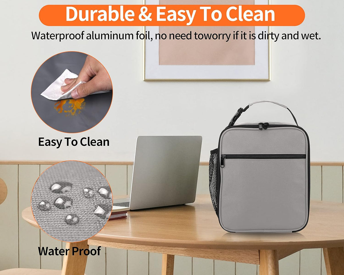 Lunch Box for Men - Reusable Lunch Bag Men Adult Women- Insulated Small LunchBox
