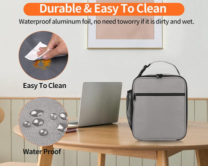 Lunch Box for Men - Reusable Lunch Bag Men Adult Women- Insulated Small LunchBox