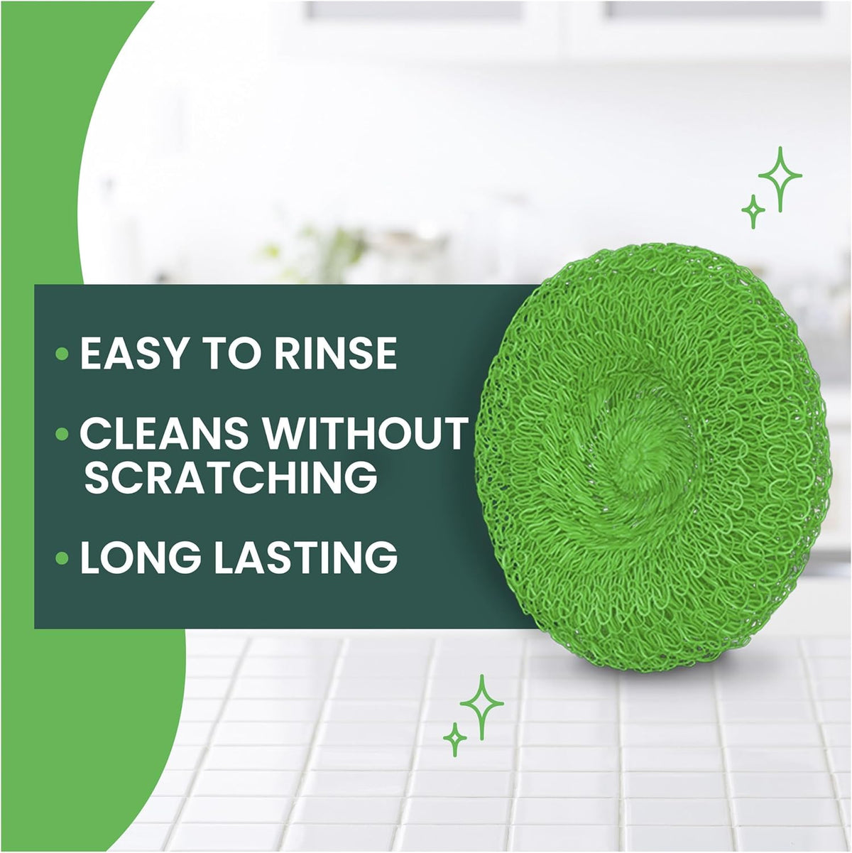Non-Scratch Plastic Scrubbing Pads