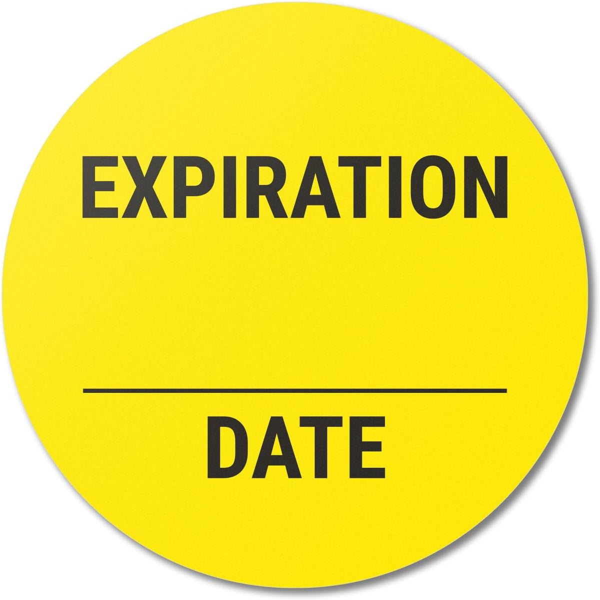 300 Count Expiration Date Stickers, 1.5 inch Circle Dot