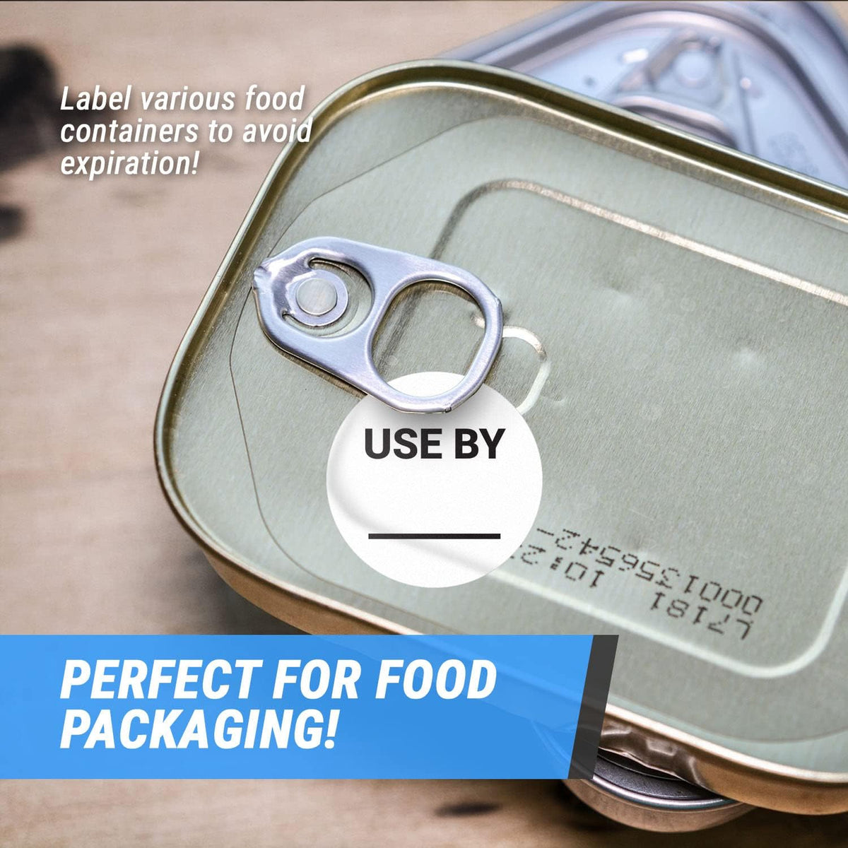 300 Count Expiration Date Stickers, 1.5 inch Circle Dot