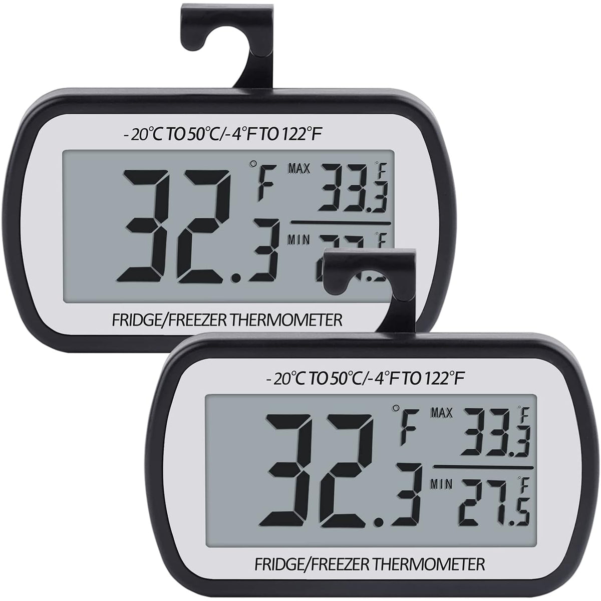 Refrigerator Thermometer Digital Fridge Freezer Thermometer