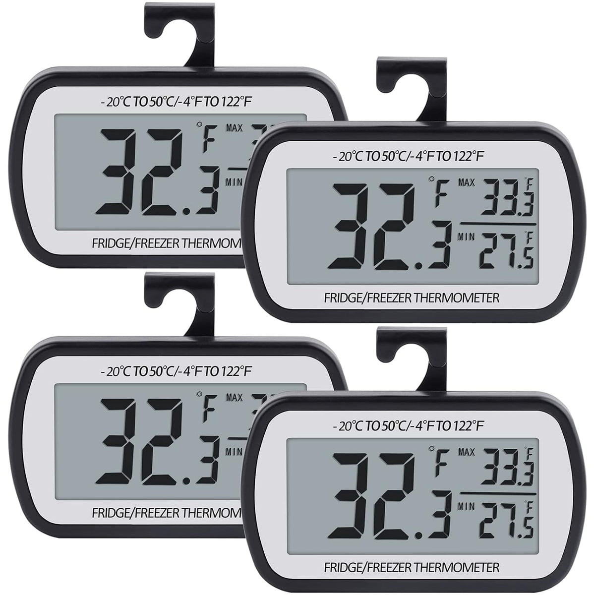 Refrigerator Thermometer Digital Fridge Freezer Thermometer