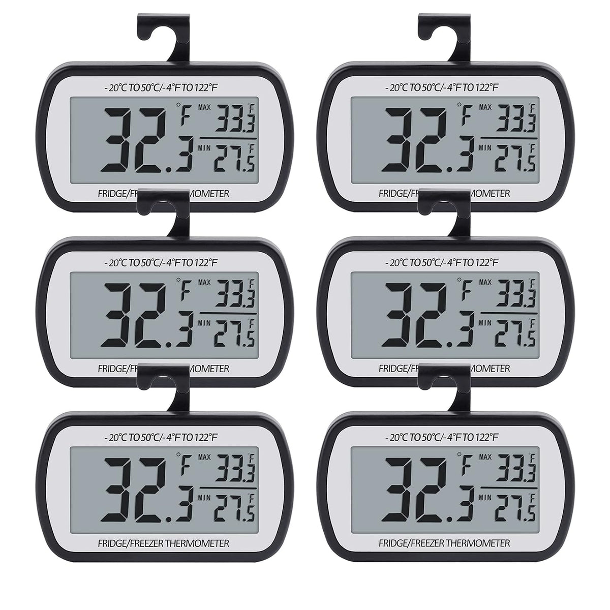 Refrigerator Thermometer Digital Fridge Freezer Thermometer