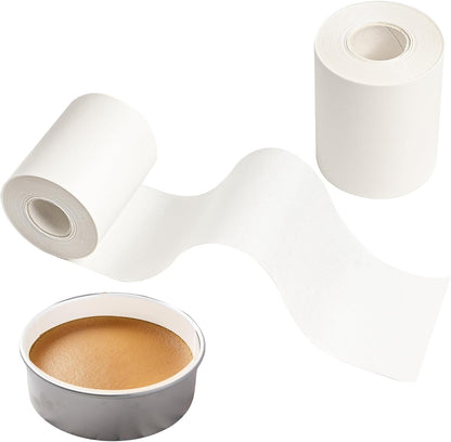 Baking Parchment Paper Side Liners - 2.95 in x 131.23 ft Cake Pan Side Liner Roll Parchment Paper Strips for Round Cake Pans, Cheesecake Springform Pan, Heat Resistant Kitchen Paper