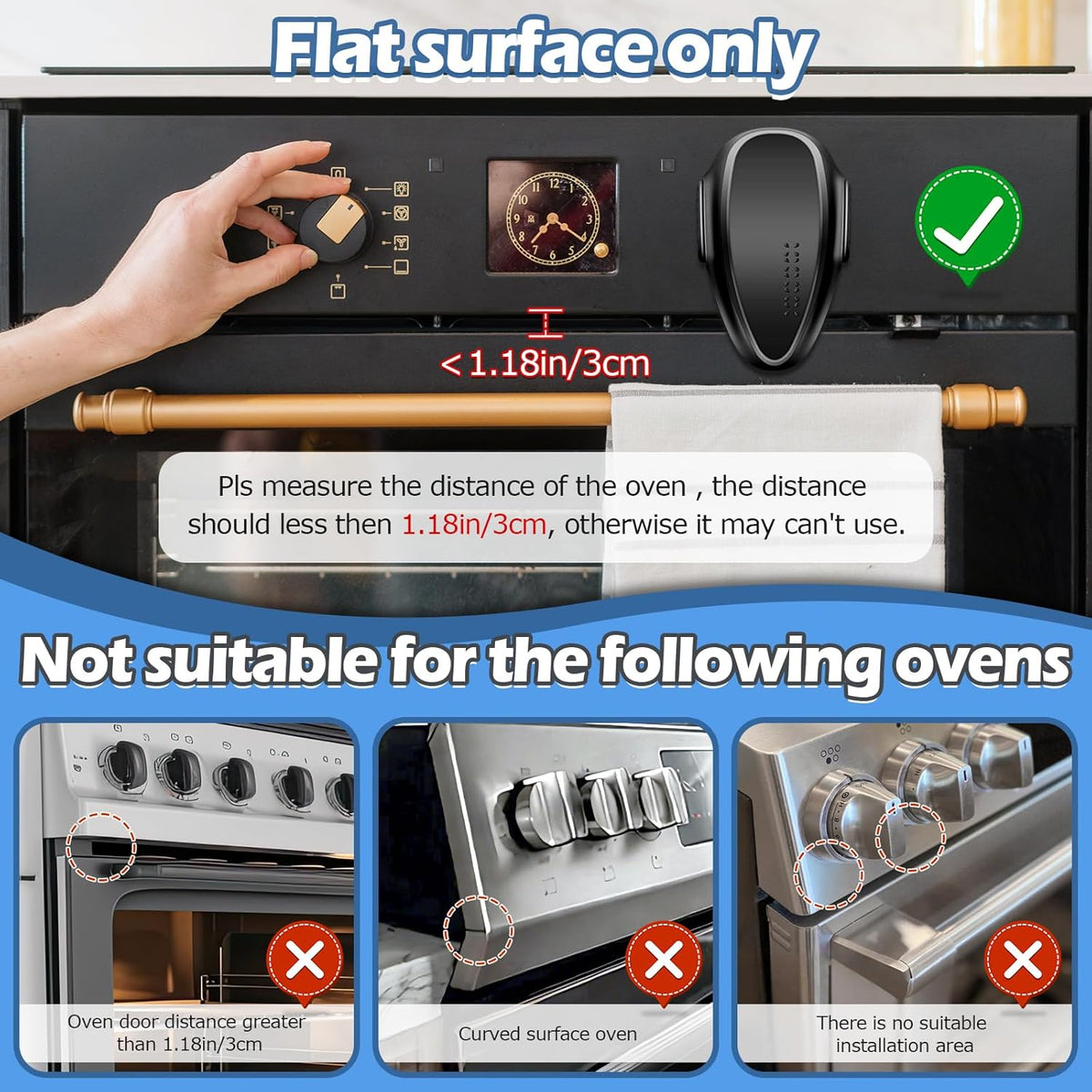 Oven Lock Child Safety - Baby Proofing Oven Door Locks - Oven Front Lock