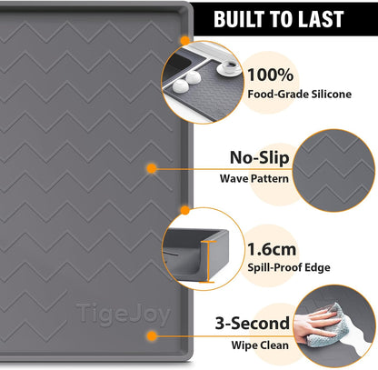 Under Sink Mats for Kitchen Waterproof 34" x 22", Cabinet Liner