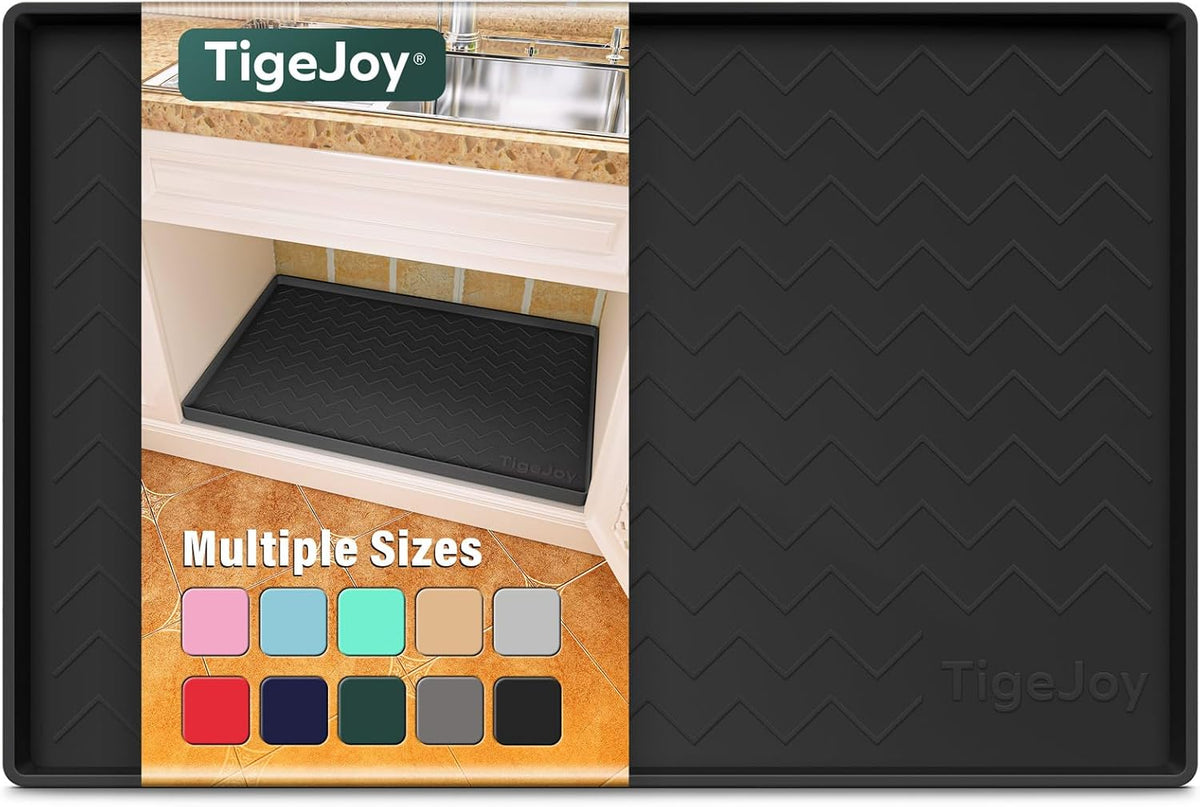 Under Sink Mats for Kitchen Waterproof 34" x 22", Cabinet Liner