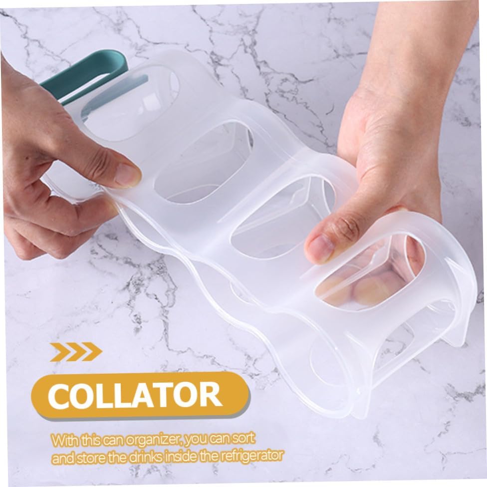 Garneck Fridge Drink Can Organizers 3pcs Soda Can Organizer for Refrigerator Plastic Can Rack Kitchen Can Organizer Beer Supply Can Holder