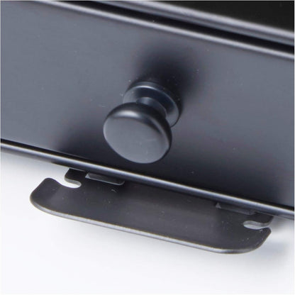 Nifty Rolling Coffee Pod Drawer – Black Finish, Compatible with K-Cups, 36 Pod Pack Holder, Compact Under Coffee Pot Storage Drawer, Slim Home Kitchen Counter Organizer