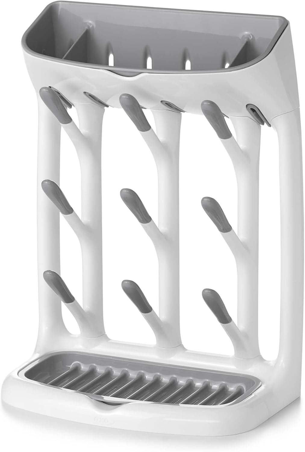 OXO Tot Expandable Drying Rack – Space-Saving Drying Rack | Newborn and Baby Essentials | Breastfeeding Essentials | Dry Baby Bottles | Save Space in Kitchen