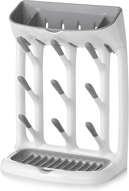 OXO Tot Expandable Drying Rack – Space-Saving Drying Rack | Newborn and Baby Essentials | Breastfeeding Essentials | Dry Baby Bottles | Save Space in Kitchen