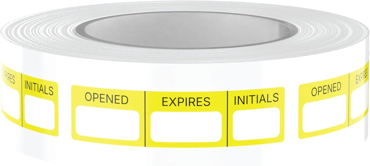 Dispensed Medication Veterinary Pharmacy Labels | Roll of 500 | Clinical-Grade Color-Coded Stickers for Medication Bottles (Refrigerate)