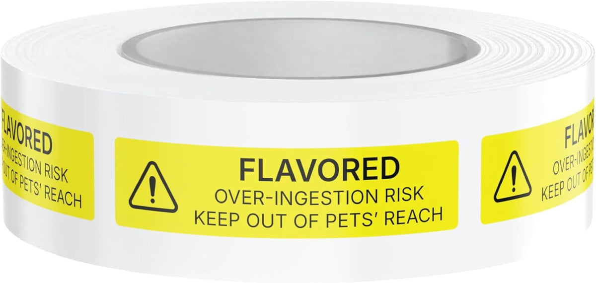 Dispensed Medication Veterinary Pharmacy Labels | Roll of 500 | Clinical-Grade Color-Coded Stickers for Medication Bottles (Refrigerate)