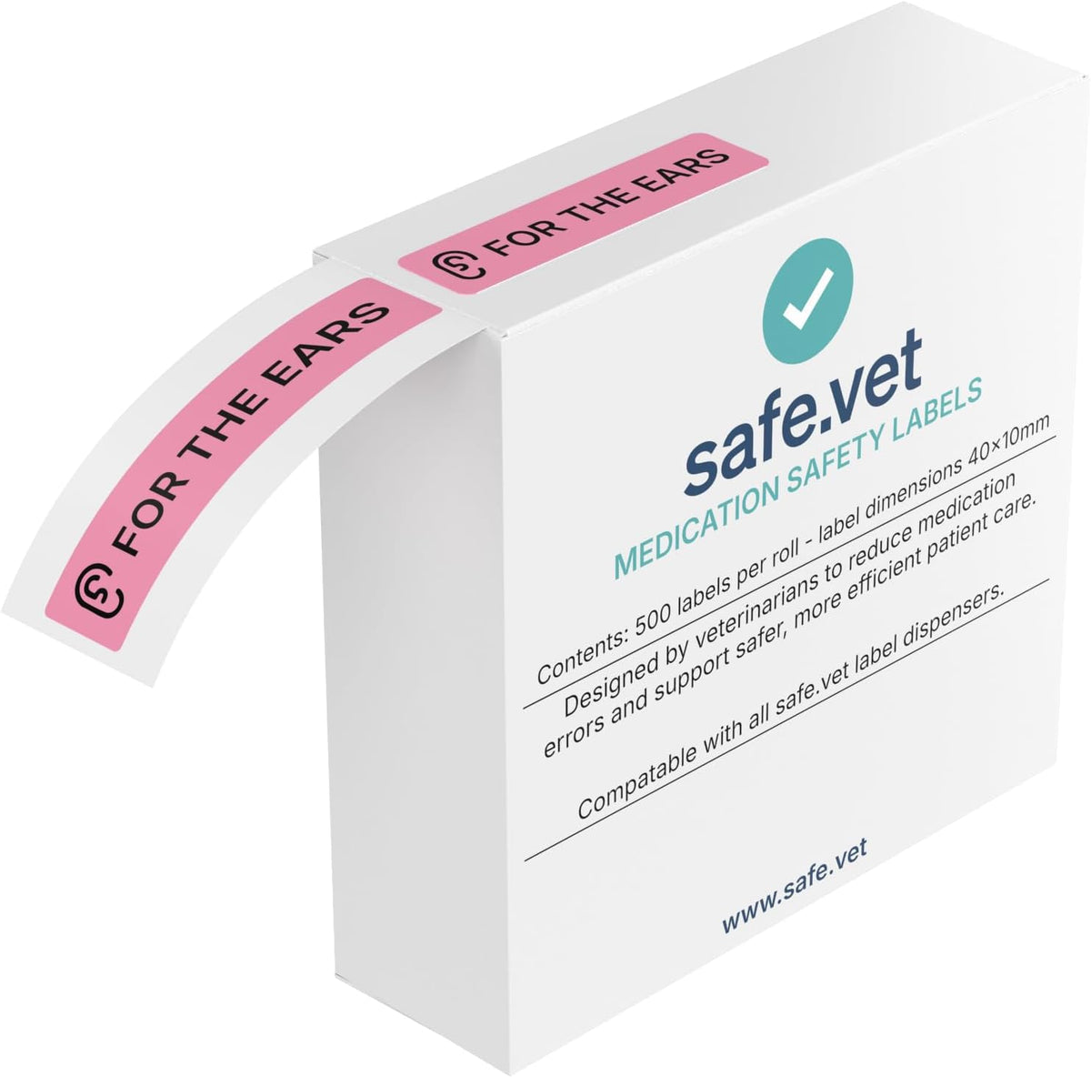 Dispensed Medication Veterinary Pharmacy Labels | Roll of 500 | Clinical-Grade Color-Coded Stickers for Medication Bottles (Refrigerate)