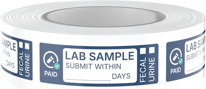 Dispensed Medication Veterinary Pharmacy Labels | Roll of 500 | Clinical-Grade Color-Coded Stickers for Medication Bottles (Refrigerate)