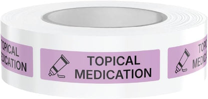 Dispensed Medication Veterinary Pharmacy Labels | Roll of 500 | Clinical-Grade Color-Coded Stickers for Medication Bottles (Refrigerate)