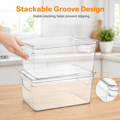 Baking Supplies Storage Containers 3Pc,Baking Kits with Handles&Lid for Adult,Stackable Bakeware Organizer Storage Bins,BPA Free Baking Accessories,Kitchen,Pantry Storage and Organization Box