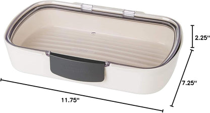 ProKeeper Deli Food Storage Container with Air-Tight Silicone Seal and Dry Erase Compatible Lid