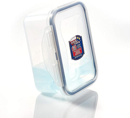 LOCK & LOCK Easy Essentials Pantry Food storage containers with lids / Pantry storage / Airtight containers, BPA free - Square - 11 cup - Great for Sugar, Clear