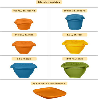 Tupperware Heritage Collection, New Food Storage Container Set in Vintage Pink, Dishwasher Safe and BPA Free (18 containers, 18 lids)